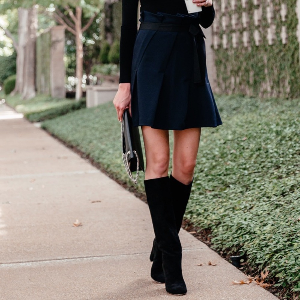 Sam Edelman caprice black suede knee high boots - Picture 2 of 5